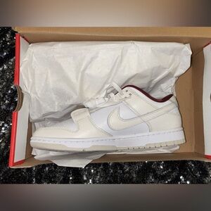 White Phantom - Team Red Jordan 1s low